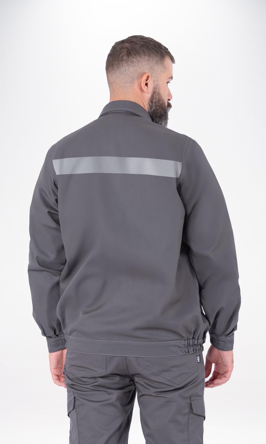 50 512 2 CLASSIC JACKET HI VIS GRAY MODEL 2